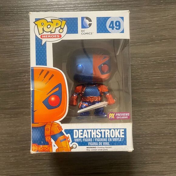 Funko Pop! Vinyl: DC Universe - Deathstroke - (Metallic) - Picture 1 of 6